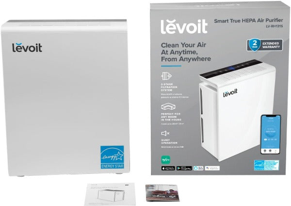 Levoit Smart True HEPA Air Purifier, 360 sq. ft.
