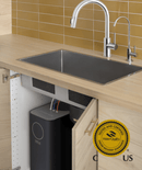 Sistema de filtración de agua por ósmosis inversa para debajo del mostrador Brondell H2O Circle