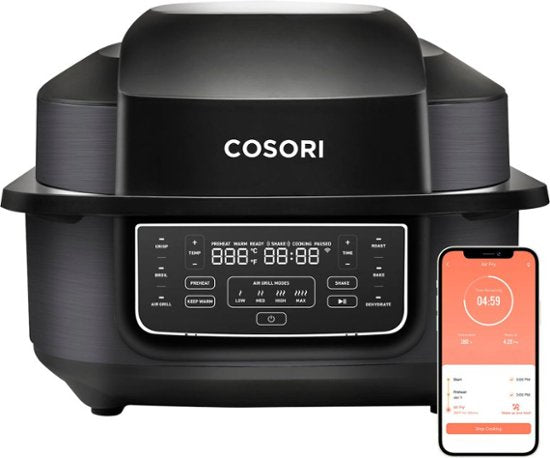 Cosori Smart Aeroblaze Indoor Grill with Bonus Thermometer