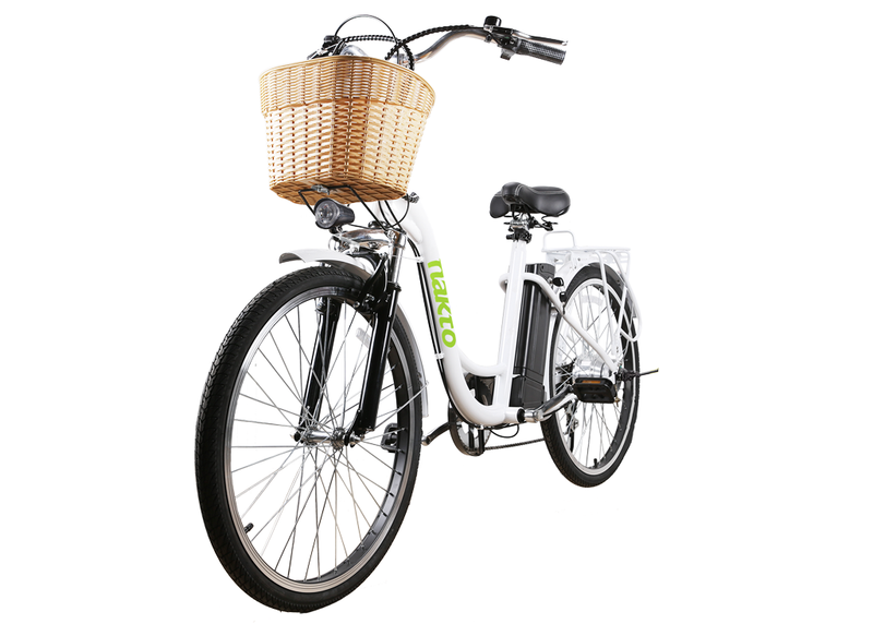 nakto city electric bicycle Nakto Camel Step Thru Black 350W with Display