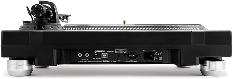 Gemini TT-4000 DJ Turntable High Torque Vinyl Record Player
