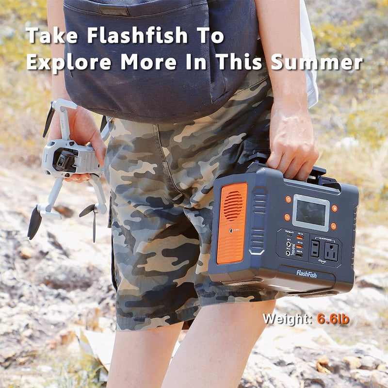 FF Flashfish 330W Portable Power Station Outdoor Adventure Camping Emergency