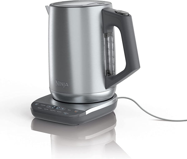 Ninja KT200 Precision Temperature Electric Kettle, 1500 watts, BPA Free, Stainless, 7-Cup Capacity, Hold Temp Setting