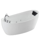 Empava 67 in. Whirlpool Freestanding Acrylic Bathtub - EMPV-67AIS02