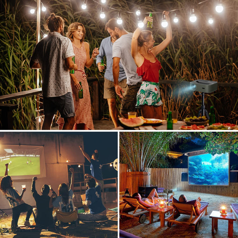 GammaBai Vast Auto-Keystone 4K Portable Outdoor Projector