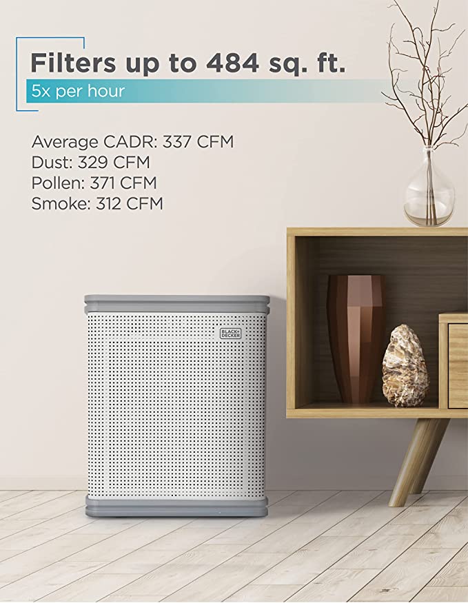 Black+Decker 8-Stage Air Purifier With UV Technology
