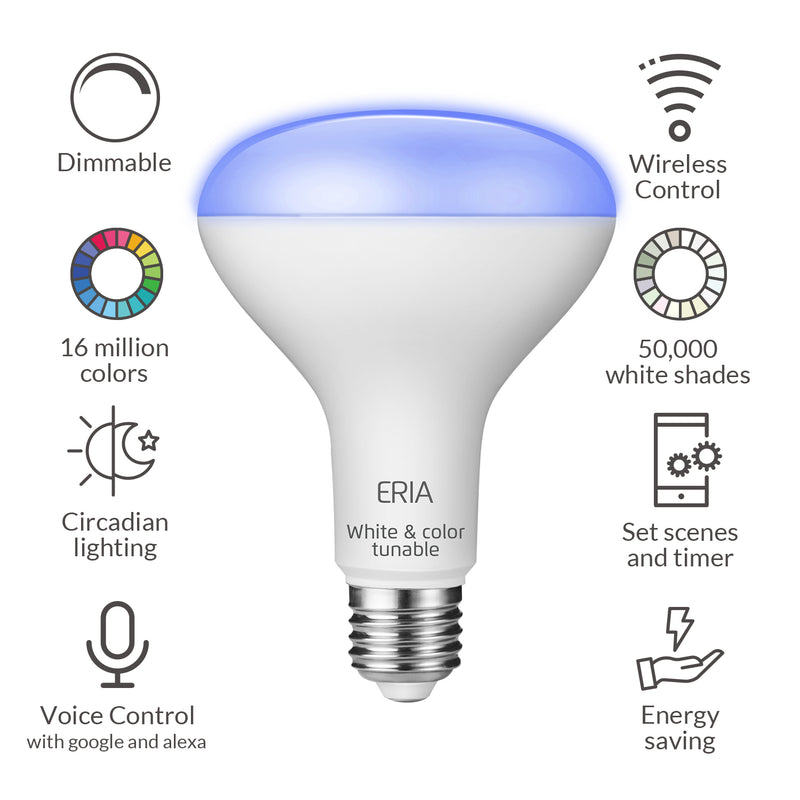 AduroSmart Eria Extended Colors BR30 Smart Light Bulb