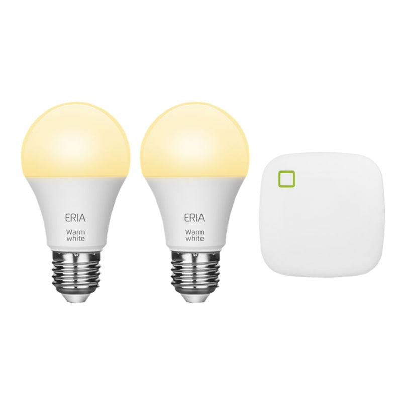 Adurosmart ZigBee starter pack 1x gateway + 2x dimmable bulb 2700K