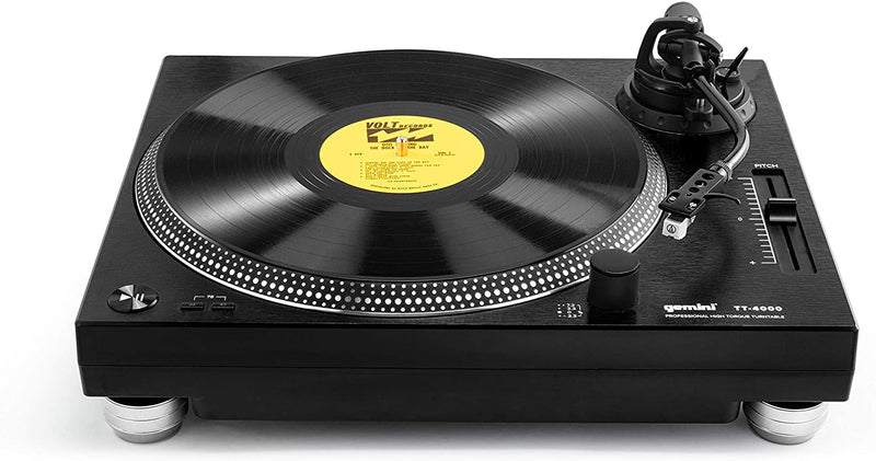 Gemini TT-4000 DJ Turntable High Torque Vinyl Record Player