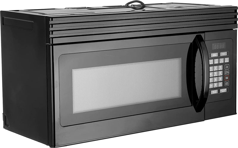 Black+decker EM044KJN 1.6-Cu. ft. Over-the-range Microwave with Top Mount Air Recirculation Vent Black