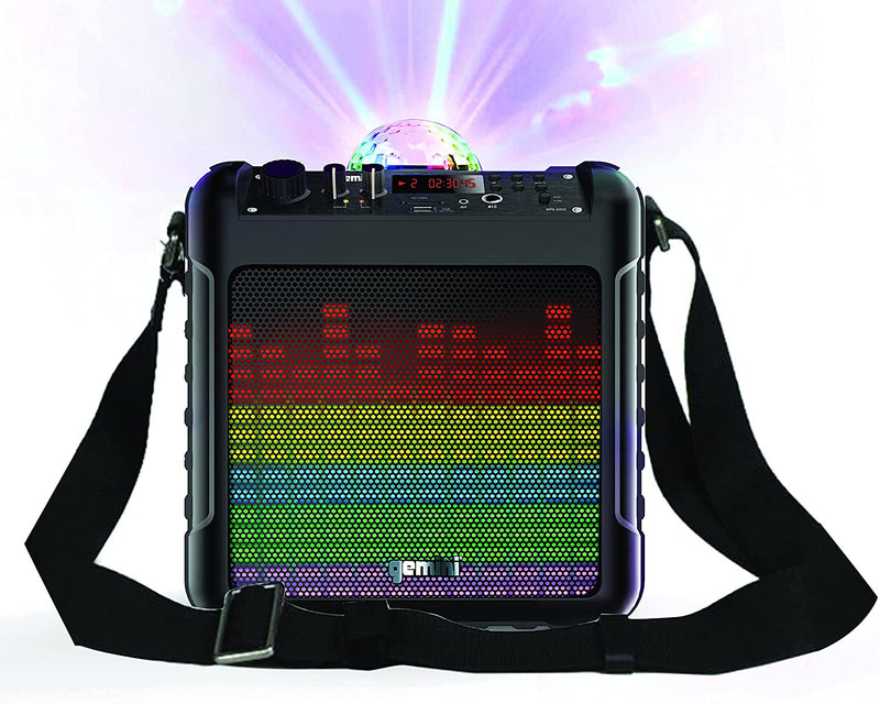 Gemini MPA-K650 150W Karaoke Party Speaker w/ Led Party Lights Disco Ball