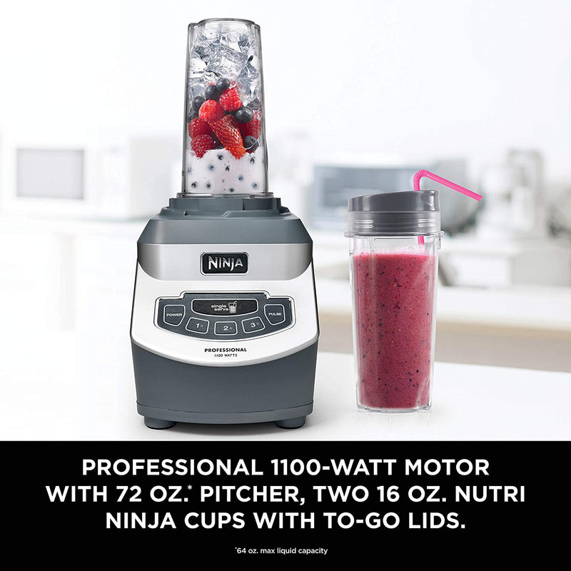 Ninja BL660 Professional Blender with Single Serve Nutri Ninja Cups