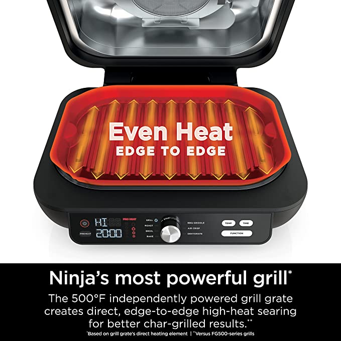 Ninja IG601 Foodi XL Pro 7-in-1 Grill/Griddle Combo and Air Fryer