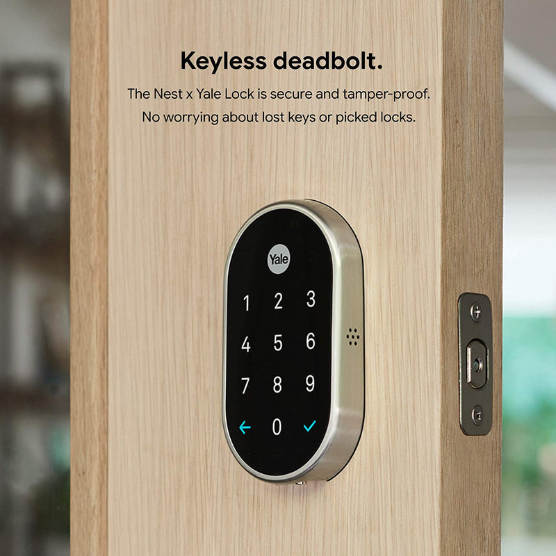 Google Nest x Yale Smart Lock for Keyless Entry
