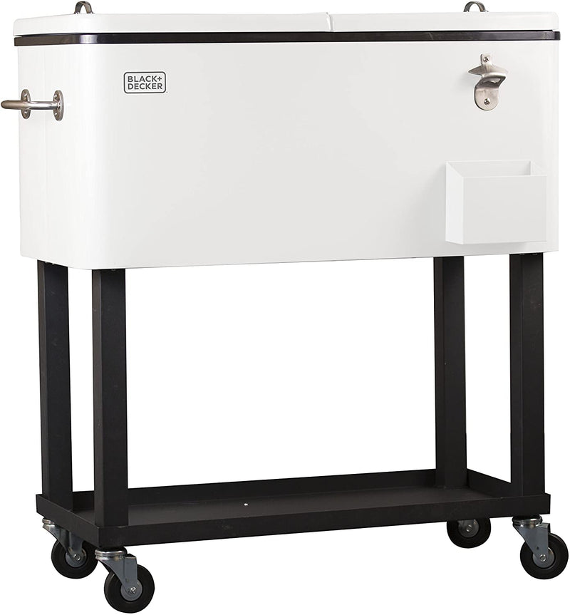 Black+Decker BCC20W Mobile Cooler Cart