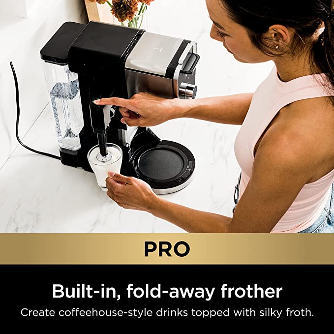 Ninja CFP301 Dual Brew Pro Specialty Coffee System, Single-Serve, Compatible with K-Cups & 12-Cup Drip Coffee Maker