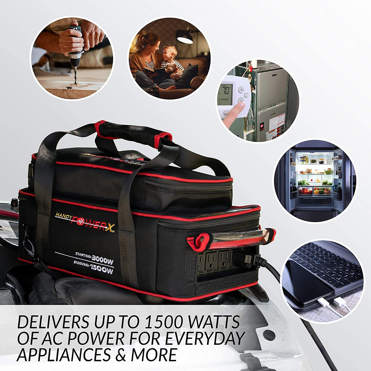 Handy Power X Power Source 1500W/3000W | Free Shipping | Wellbots