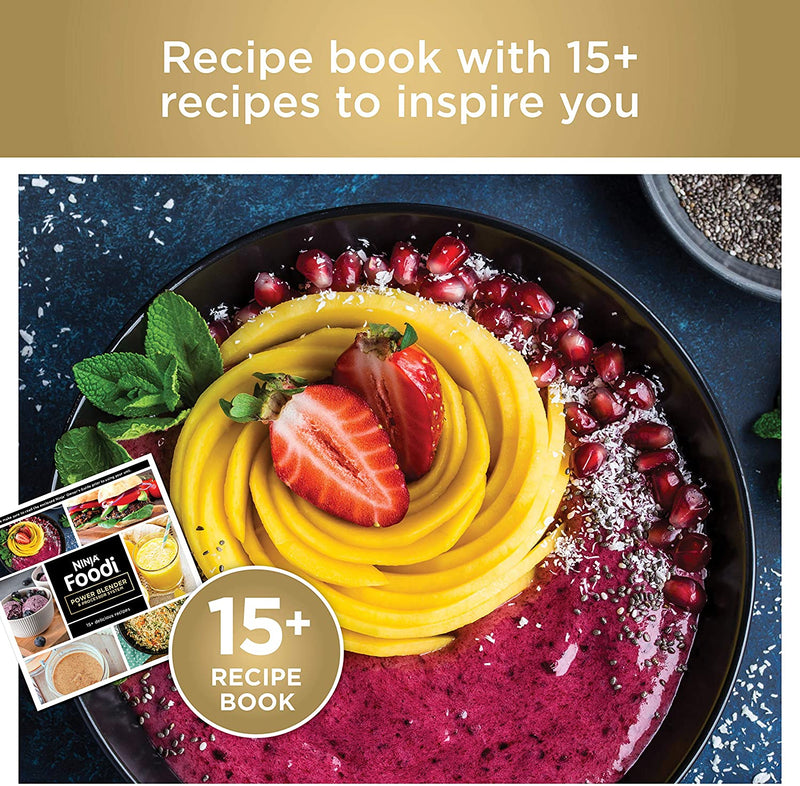 Ninja SS351 Foodi Power Blender & Processor System with Smoothie Bowl Maker