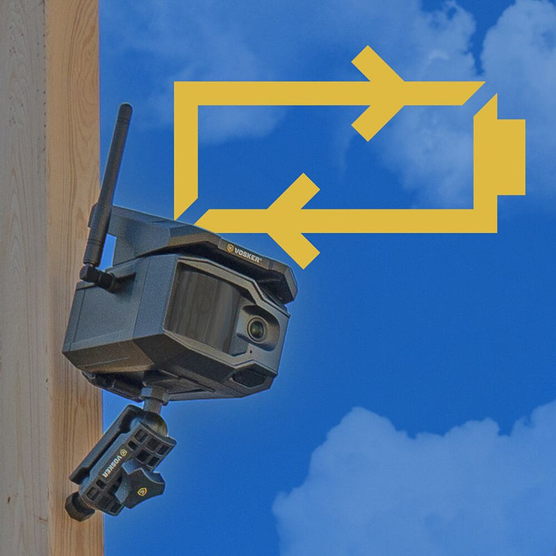 Vosker V300-US–Live View Solar Powered 4G-LTE Cellular Outdoor Security Camera