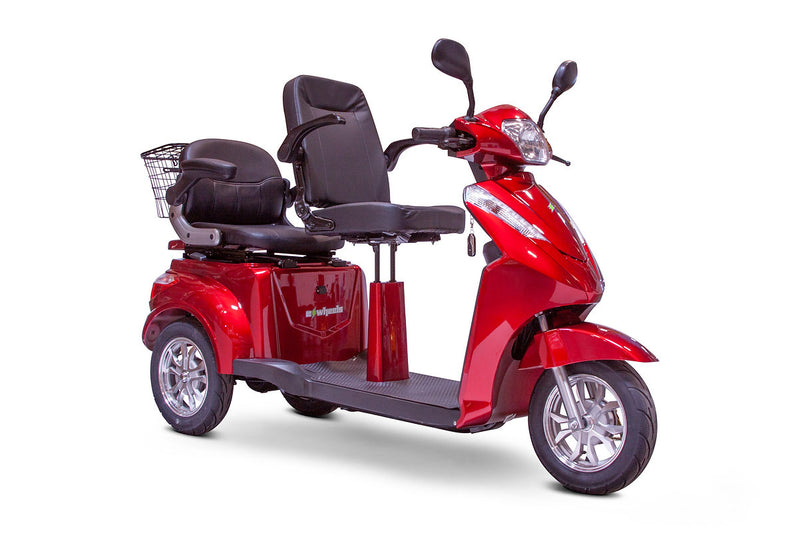 Ewheels EW-66 3-Wheel 2 Passenger Heavy-Duty Electric Scooter