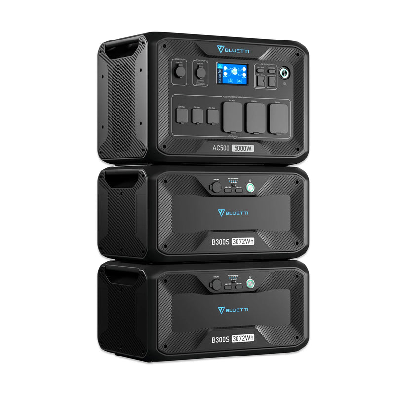 BLUETTI AC500 + B300S Home Battery Backup