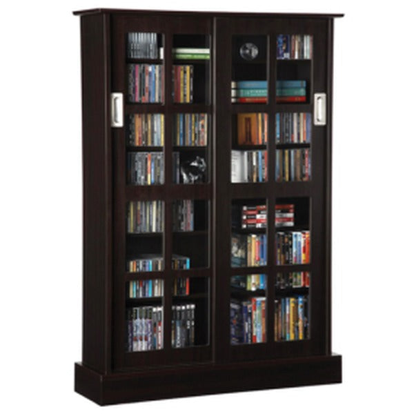 Atlantic 94835721 Windowpane Media Cabinet (576-CD Capacity)