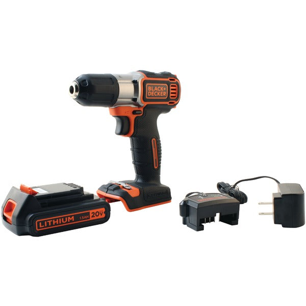Black+Decker 20-Volt Drill/Driver with AutoSense Technology