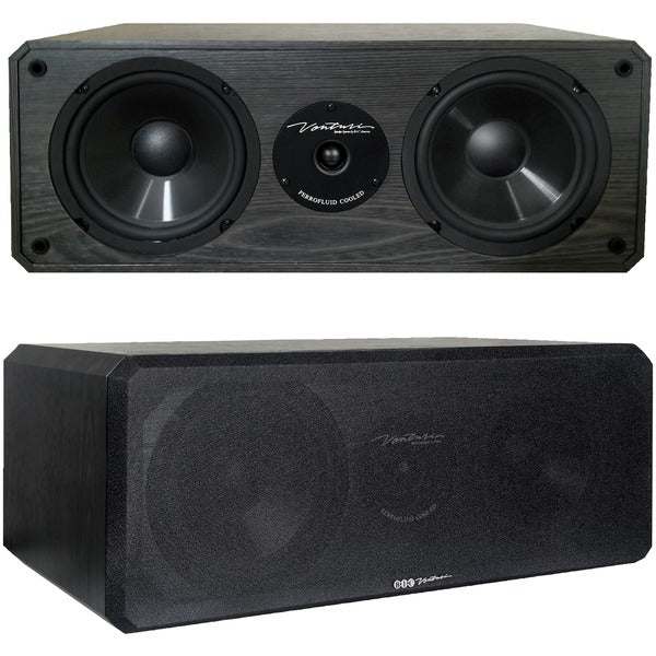 BIC America DV62CLR-S Dual 6.5-In. 175-Watt 2-Way 3-Driver Center-Channel Speaker