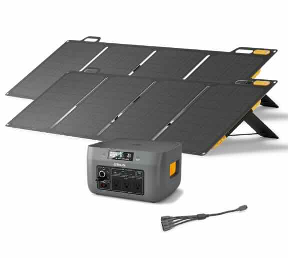 BioLite Bundle  BaseCharge 1500 with 2 Solar Panel 100 / Wellbots