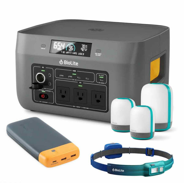 BioLite Bundle BaseCharge Home Emergency Kit ( Home Backup Power & Lighting) / Wellbots