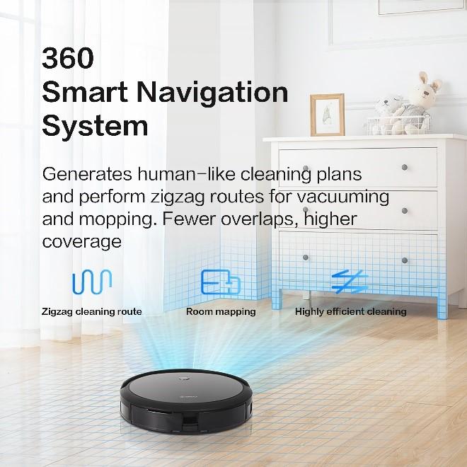 360 C50 Robot Vacuum Cleaner & Mop Cleaning Robots 360