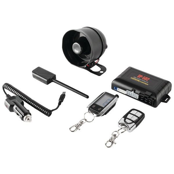 CrimeStopper Universal Deluxe 2-Way LCD Security & Remote-Start Combo