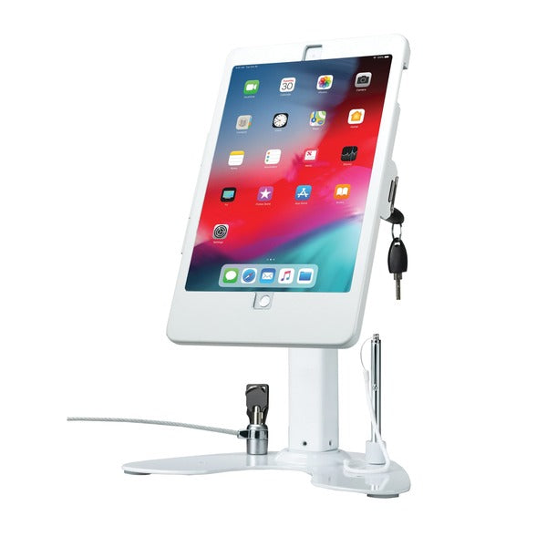 CTA Digital PAD-ASKB10 Dual Security Kiosk Stand with Locking Case and Cable for 10.2-Inch iPad