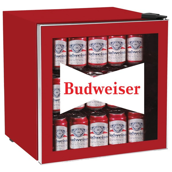 Budweiser 1.8 Cubic-Foot Compact Refrigerator with Glass Door | Free Shipping | Wellbots