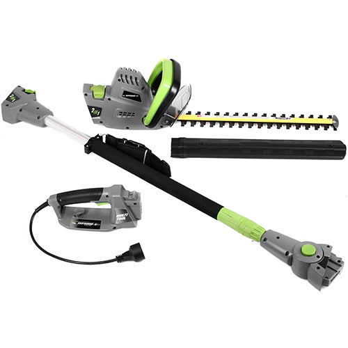 Earthwise 2-in-1 Convertible Pole Hedge Trimmer