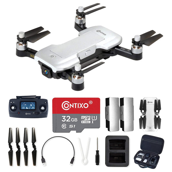 Contixo F30 F30 4K UHD and GPS Drone with Carry Case and 32 GB SD Card | Free Shipping | Wellbots