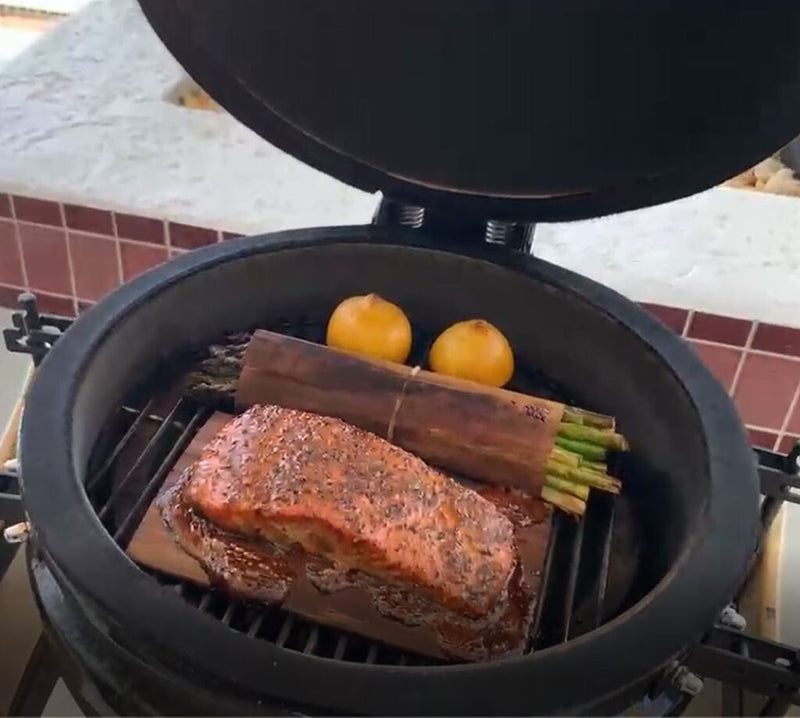 Lifesmart Kamado Charcoal Grill and Smoker, 133 sq. in.