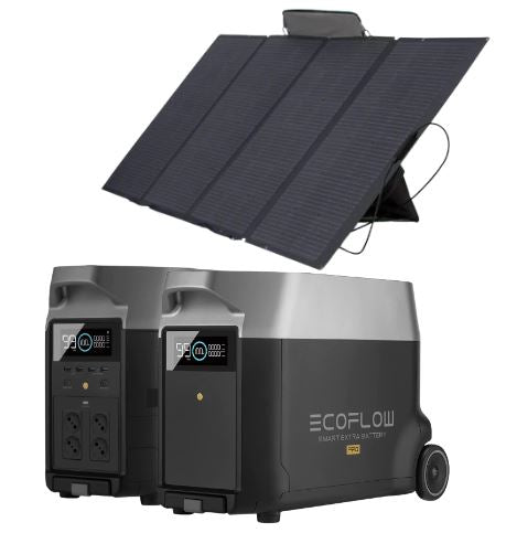 Special Bundle: EcoFlow Delta Pro Portable Power Station & 400W Solar Panel & Smart Extra Battery