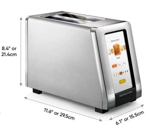 Revolution Cooking, R270 2-Slice High Speed Smart Toaster - Zola