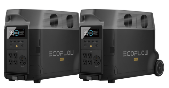 Special Bundle: 2 EcoFlow Delta Pro Portable Power Station + Double Voltage Hub