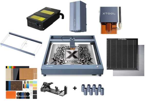 xTool D1-Pro 5W Laser Cutter/Engraver Bundle  3D Printing Supplies, 3D  Printers and Laser Engravers