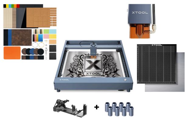 xTool D1 Pro 20W Beginner Business Bundle