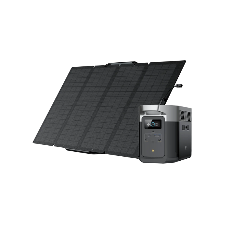 EcoFlow DELTA 2 Portable Power Station + 160W Portable Solar Panel