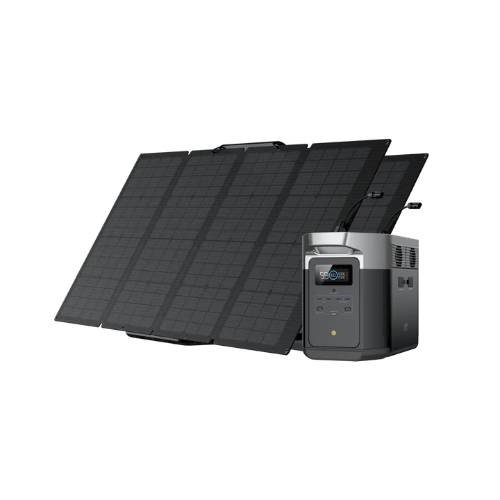 EcoFlow DELTA 2 Portable Power Station + 160W Portable Solar Panel