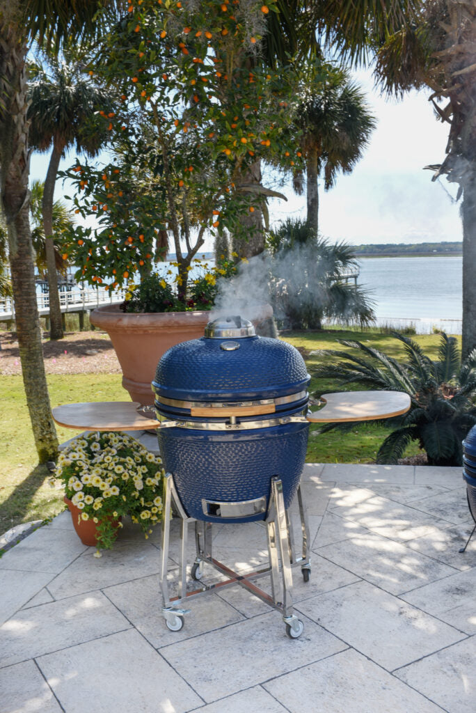 Lifesmart Kamado Charcoal Grill and Smoker, 655 sq. in.