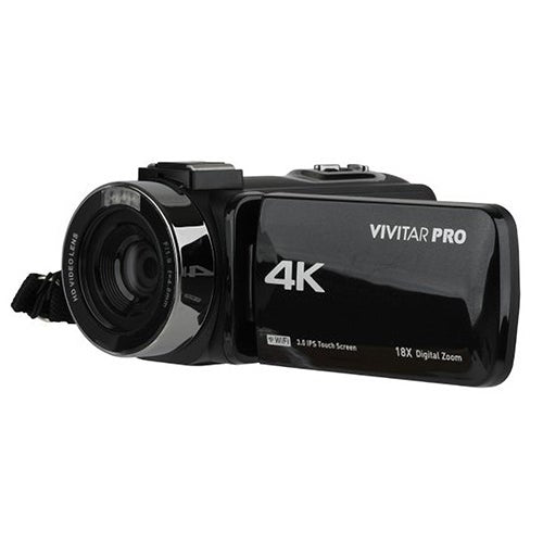 Vivitar 4K Camcorder w/ 3" Rotational LCD