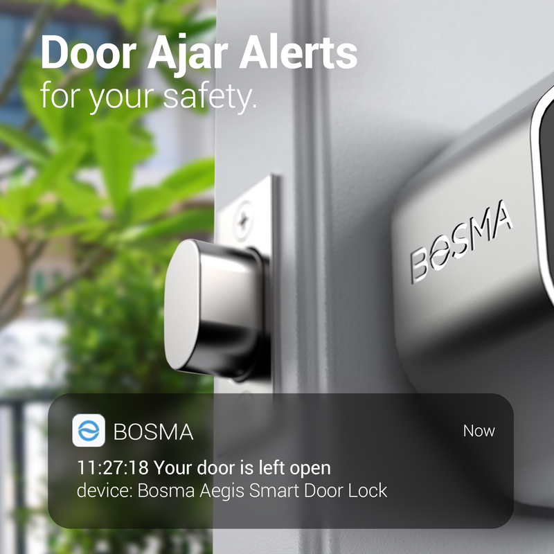 Bosma Aegis Indoor Wi-Fi Bluetooth Smart Door Lock with WiFi Gateway