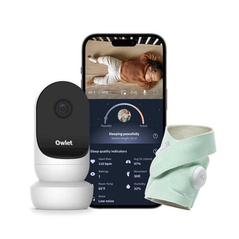 Owlet Dream Duo 2 Smart Baby Monitoring System with Camera and Sock Monitor