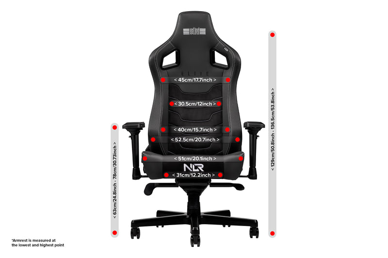 Next Level Racing NLR-G005 Elite Gaming Chair Leather & Suede Edition