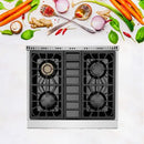 Cocina a gas deslizable Empava Pro-style de 30 pulgadas 30GC30 